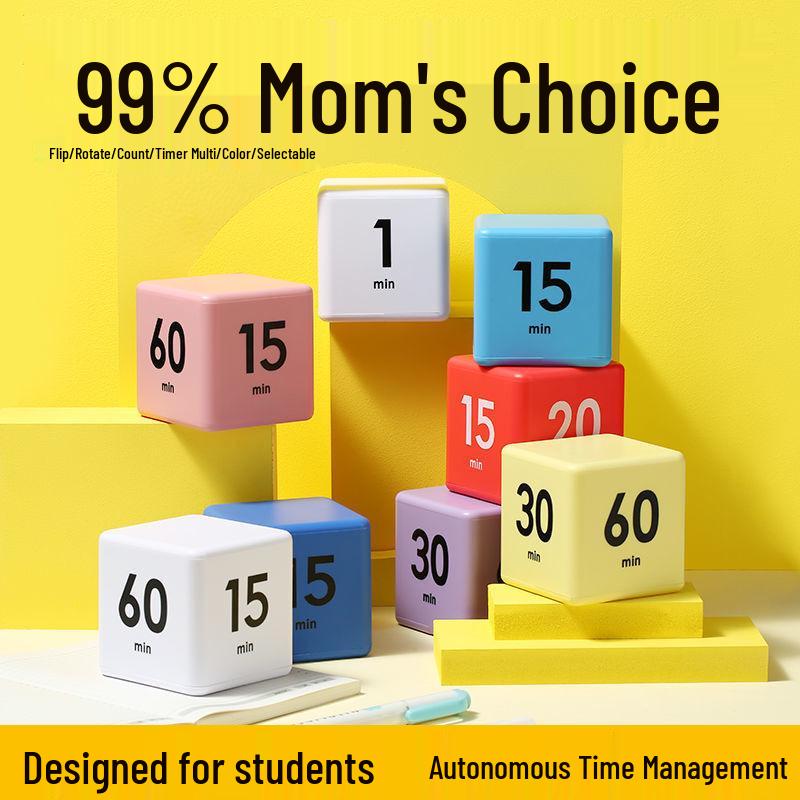 Rubik s Cube Study Timer: Student Problem-Solving & Self-Discipline Tool 15, 20, 30, 60 mins красный