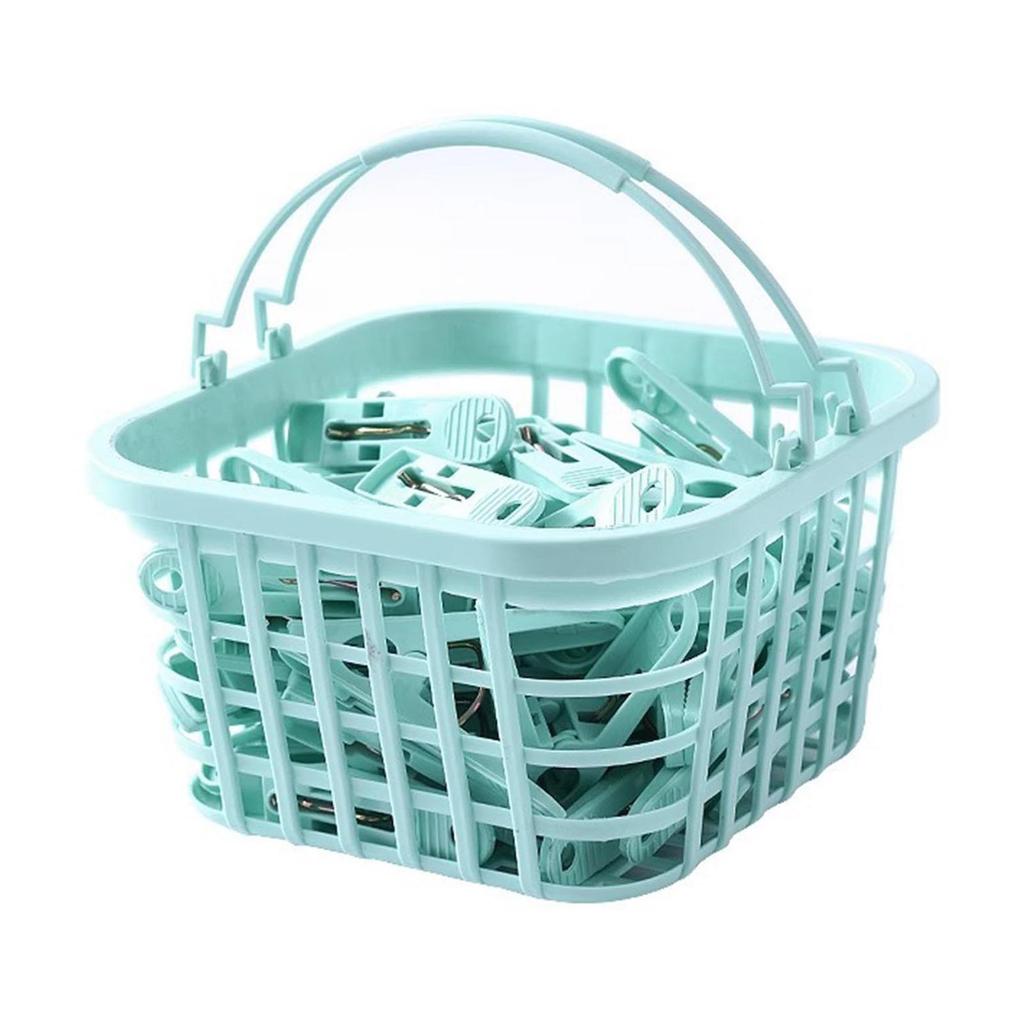 30Pcs Windproof Clothes Laundry Clothespin Slip-resistant Outdoor Use Multipurpose Clips Suitable for Fixing Quilts Pants