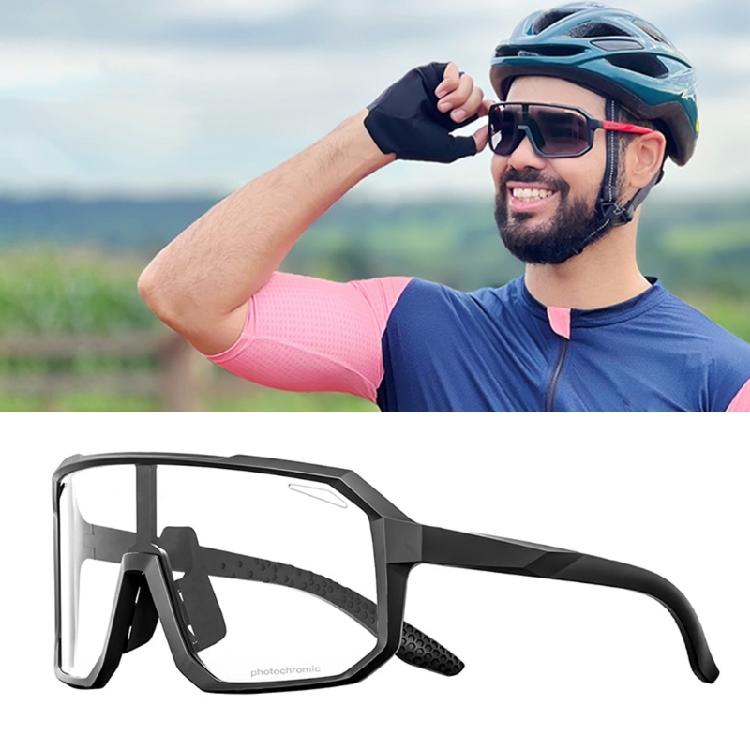 Bicycles Windproof Eyewears Photochromic Cycling Glasses Outdoor Sports Bike Glasses Sunglasses for Men and Women