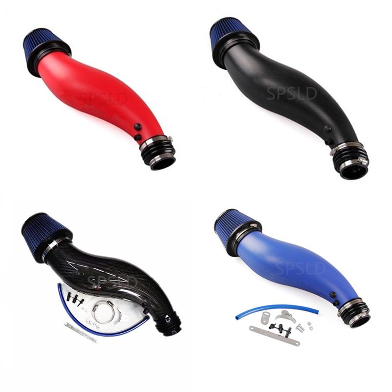 SPSLD Plastic Air Intake Pipe For Honda Civic 92-00 EK EG with Air Filter Carbon Fibre Intake Pipe