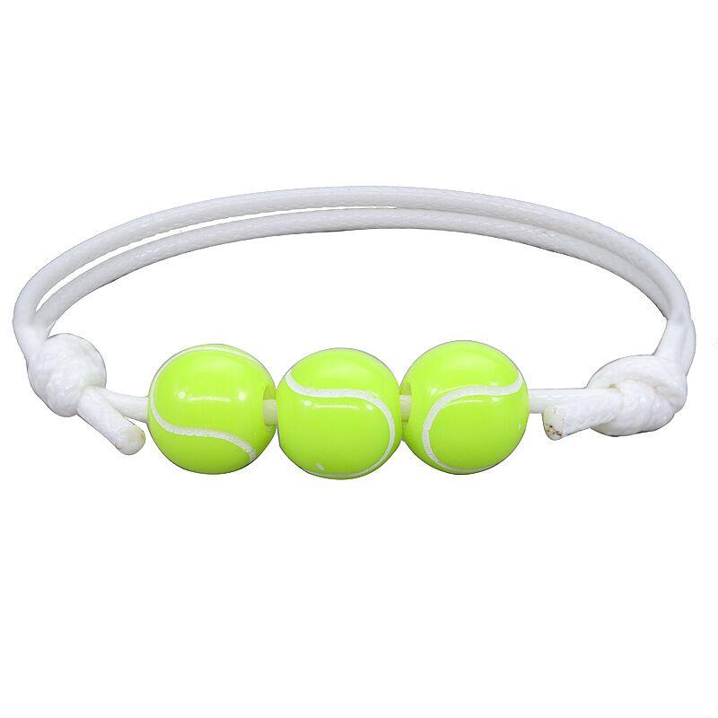 Sport Bracelet Charm Leather for Women Men Lovers Weave Braided Bangle Adjustable Football Basketball Baseball Ball Jewelry