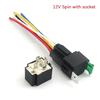 High Quality 12V DC 4 Pin Car Automotive Fused Relay 30A Normally Open Relais 40A Fuse With 4pin/5Pin Backrest Relays 5