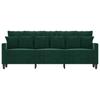 3 Seater Sofa Dark Green 180 Cm Velvet