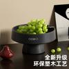 Fruit plate living room home coffee table desktop large-capacity snack dried fruit plate, high-value food-grade high-footed fruit plate