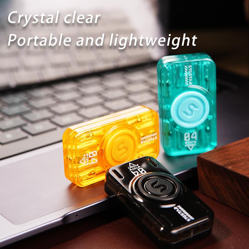 Edc Fidget Magnetic Slider And Fidegt Spinner Stress-Relieving Toy Luminous Anxiety Adult Translucent Toys Kids Gift