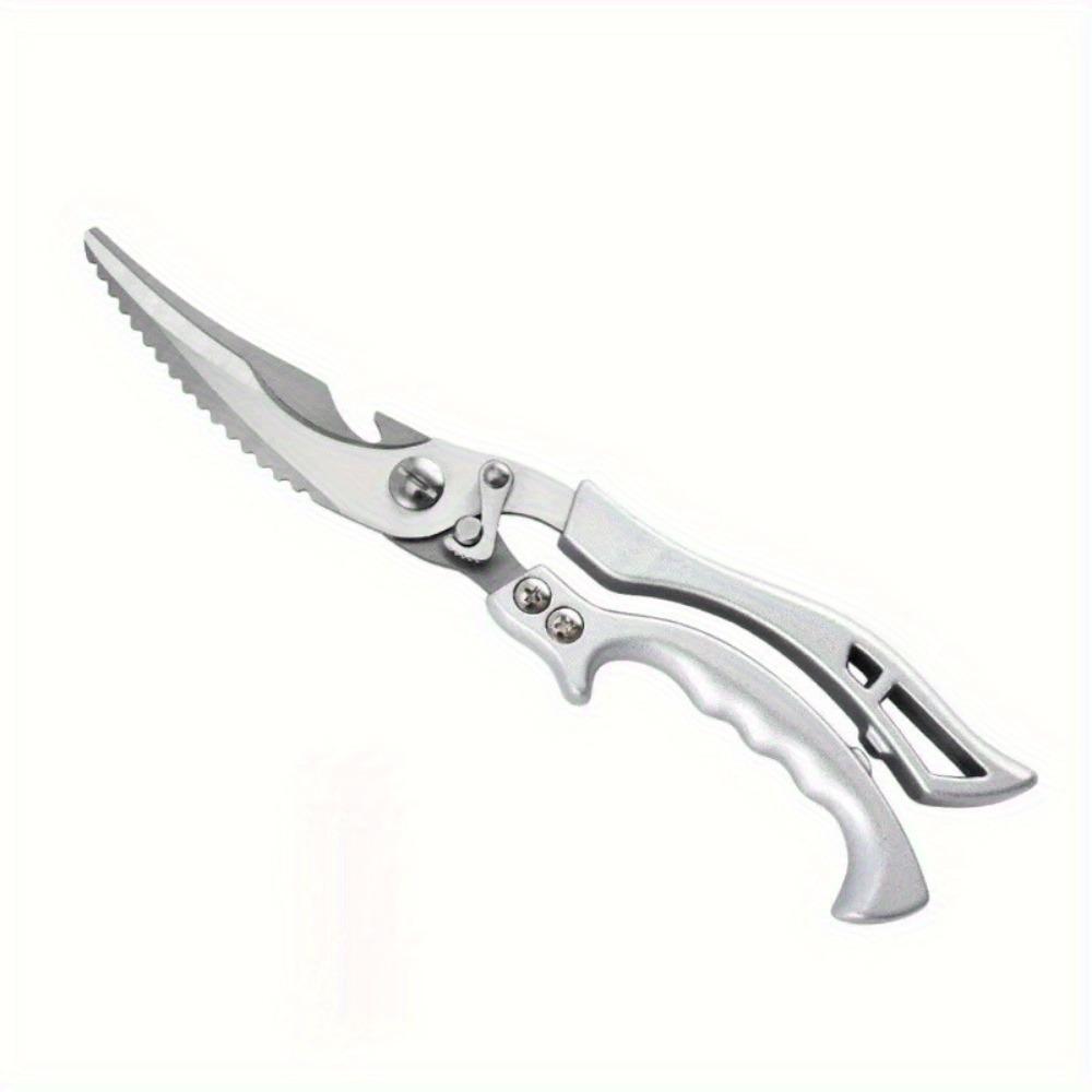 1PC Chicken Bone Kitchen Scissors Kitchen Shears Duck Fish Cutter Stainless Steel Scissors Scale Clean Cook Scissors