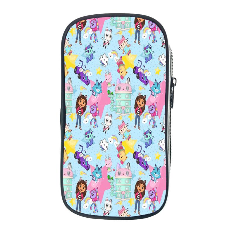 Gabby's Dollhouse Federmäppchen, Gabby Cat Organizer, Kosmetiktasche für Buntstifte, tolle Geschenke, Accessoires, Schreibwarentasche