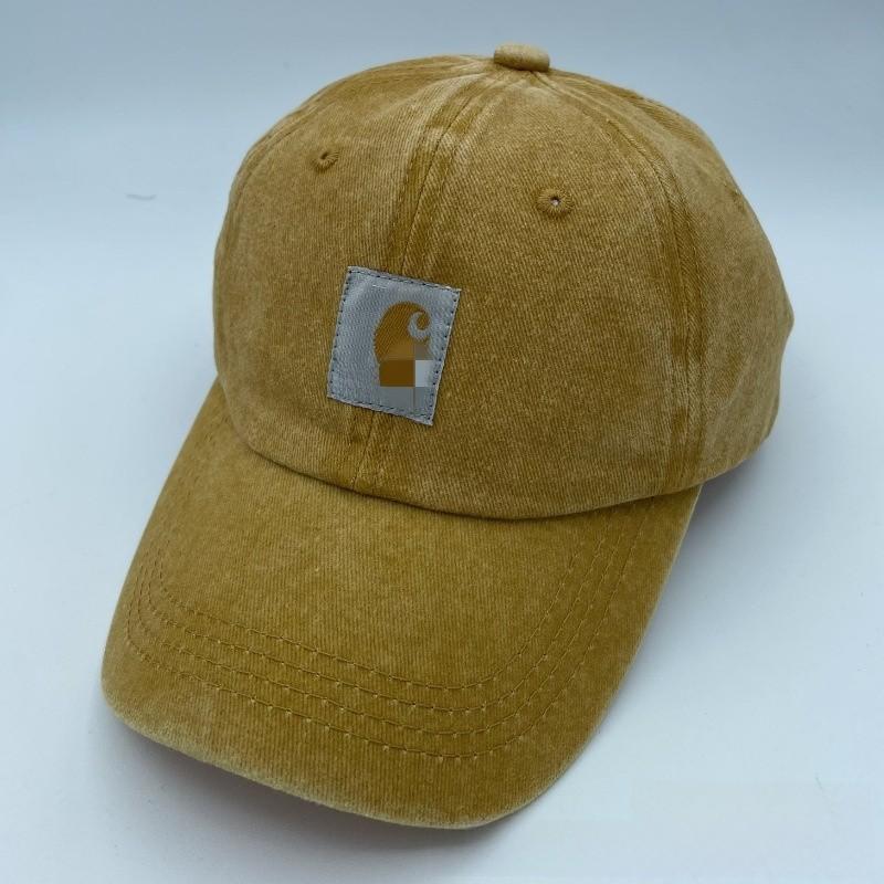 Vintage Cotton Baseball Cap With Embroidered Letters For Summer Sun Protection