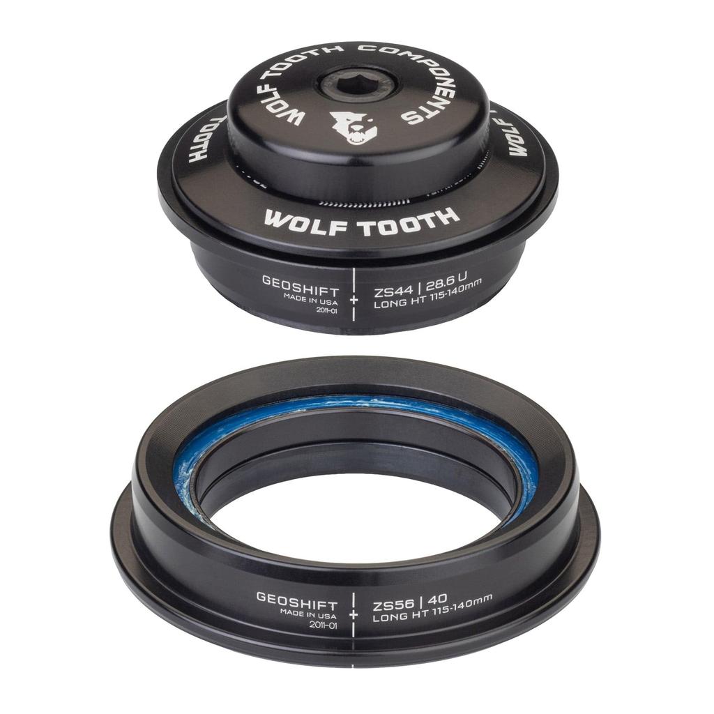 Wolf Tooth ZS44 Upper ZS56 Lower GeoShift Performance Angle Headset Long(115-140mm)