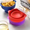 Foldable Silicone Popcorn Bowl, Oven-Safe & Reusable