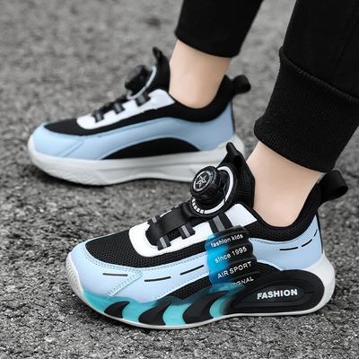 Summer Casual Sports Sneakers Breathable NonSlip Mesh Fashion Children's Basketball Shoes Children Boys Sport Running Non Slip Size