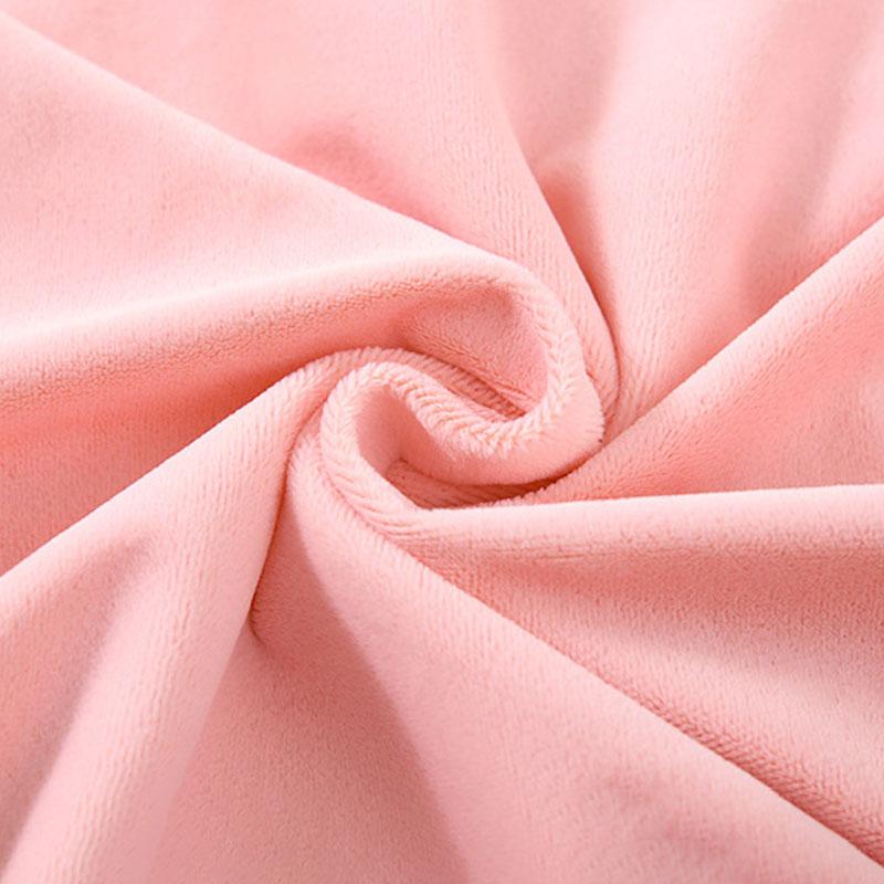 Latexový zimní termo povlak na polštář Baby sametově praný dětský polštář na polštář Memory Povlak na polštář vyšívaný jednobarevný plyšový polštář