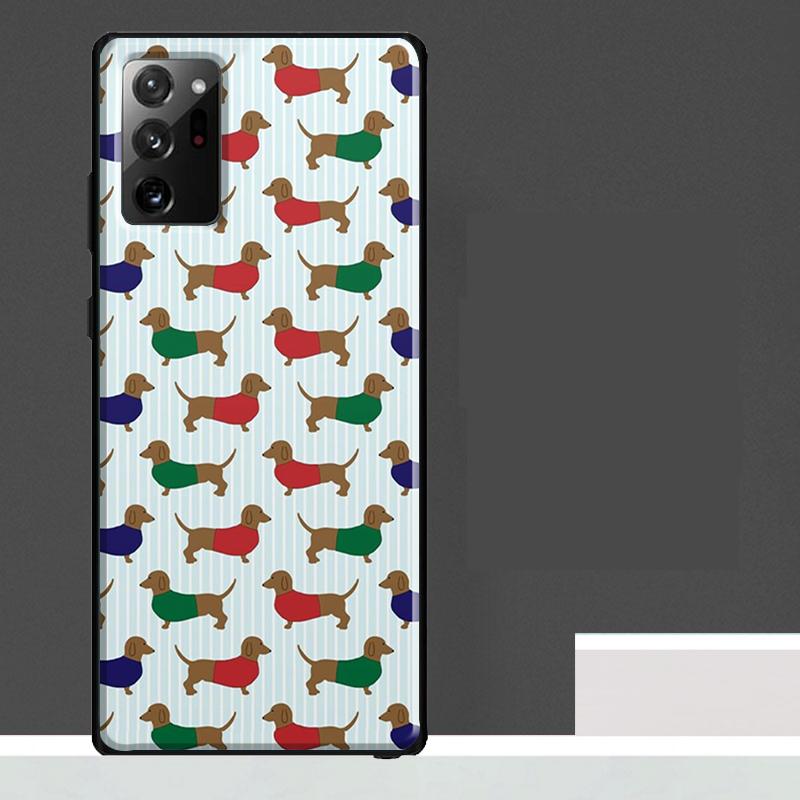 Dachshund Sausage Dog Case For Samsung Galaxy S25 S24 S23 Ultra S9 S10 S20 S21 S22 Plus S23 FE S25 FE Phone Cover