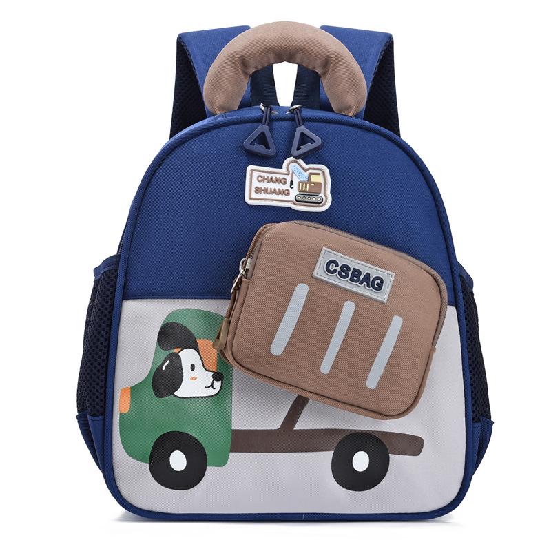 Rucksack für Kinder im koreanischen Cartoon-Stil, leicht, für Jungen und Mädchen - Modisch und rückenschonend für den Kindergarten