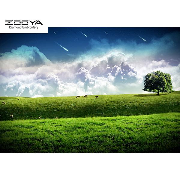 

ZOOYA DIY 3D квадратная алмазная картина пейзажная вышивка крестиком домашний декор