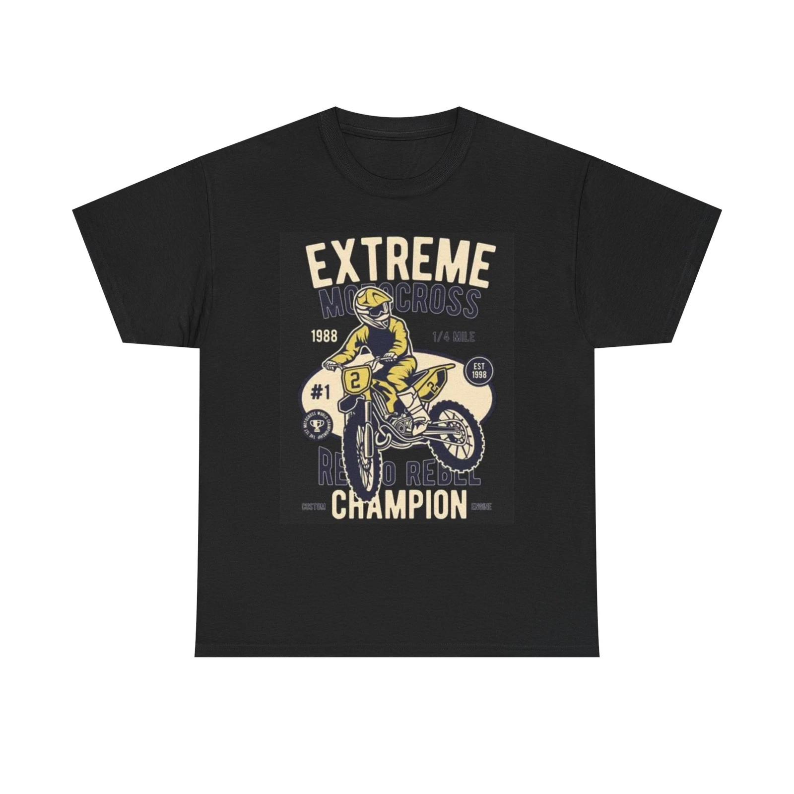 Men s and Women s T-shirts Extreme Motocross Graphic M