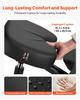 Ergonomic Kneeling Chair with Wheels, Mobile X-Shaped Posture Knee Chair with Adjustable Height & Thick Foam Cushions, Natural Relief for Neck or Back