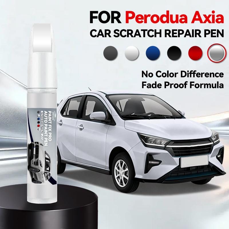 OPRTAMG Purpose Vehicle Car Paint Repair Pen For 2014-2025 PERODUA AXIA Paint Scratch Repair Accessories Blue B89 Black 209 Silv