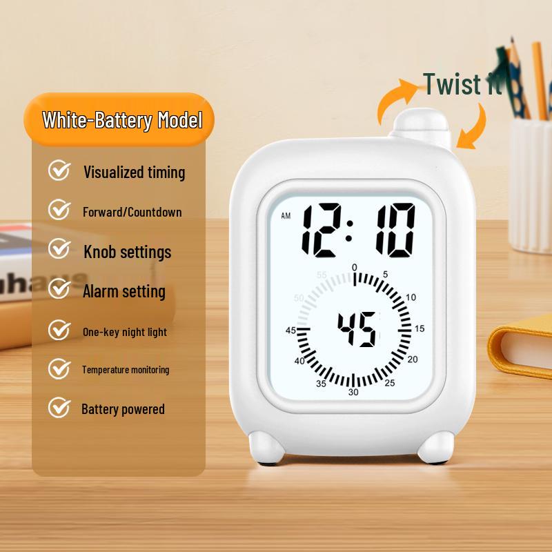 Timer Visivo e Sveglia per Bambini: Un Gestore del Tempo per l'Autodisciplina e l'Apprendimento