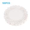 180Pcs Hollowed Decorative Paper Doilies Cake Mat Crafts Wedding Party Decoration