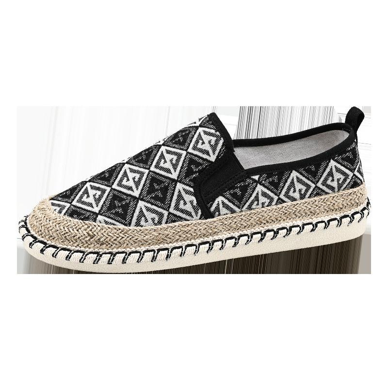 Cloth Shoes Men's Summer Breathable Lazy Casual Men's Versatile Canvas Shoes Lightweight