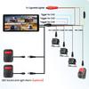 10.36'' 4CH AI Smart Blind Spot Radar BSD Alarm Wireless Apple Carplay Android-Auto DVR Monitor Fisheye 170° Cam for Truck Bus