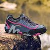 Men's Lightweight Non-Slip Genuine Leather Hiking Shoes - Breathable, Wear-Resistant Outdoor Shoes for Hiking and Travel (Unisex).