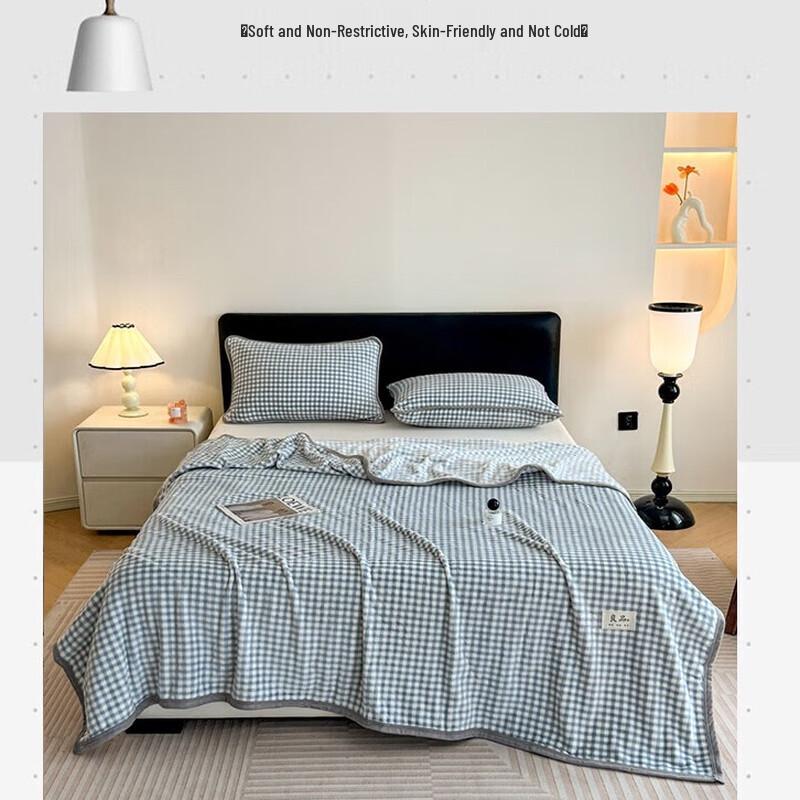 Muji Comfortable Cotton Velvet Nap Blanket