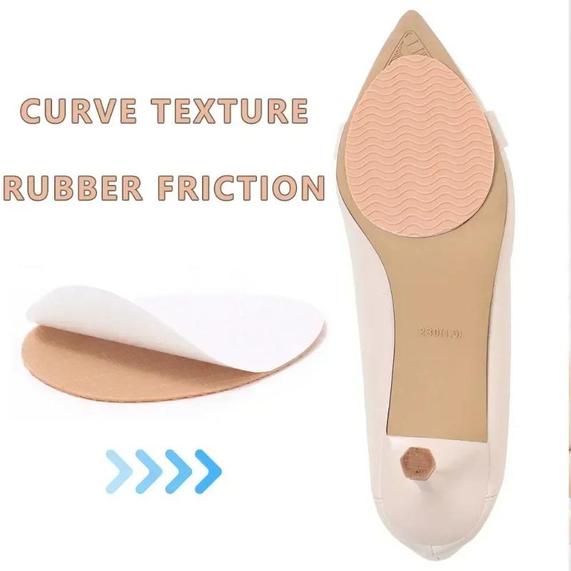 Self Adhesive Non Slip Durable Rubber Outsole Patches Repair Stickers For High Heels Scratch Guard Protective Inserts