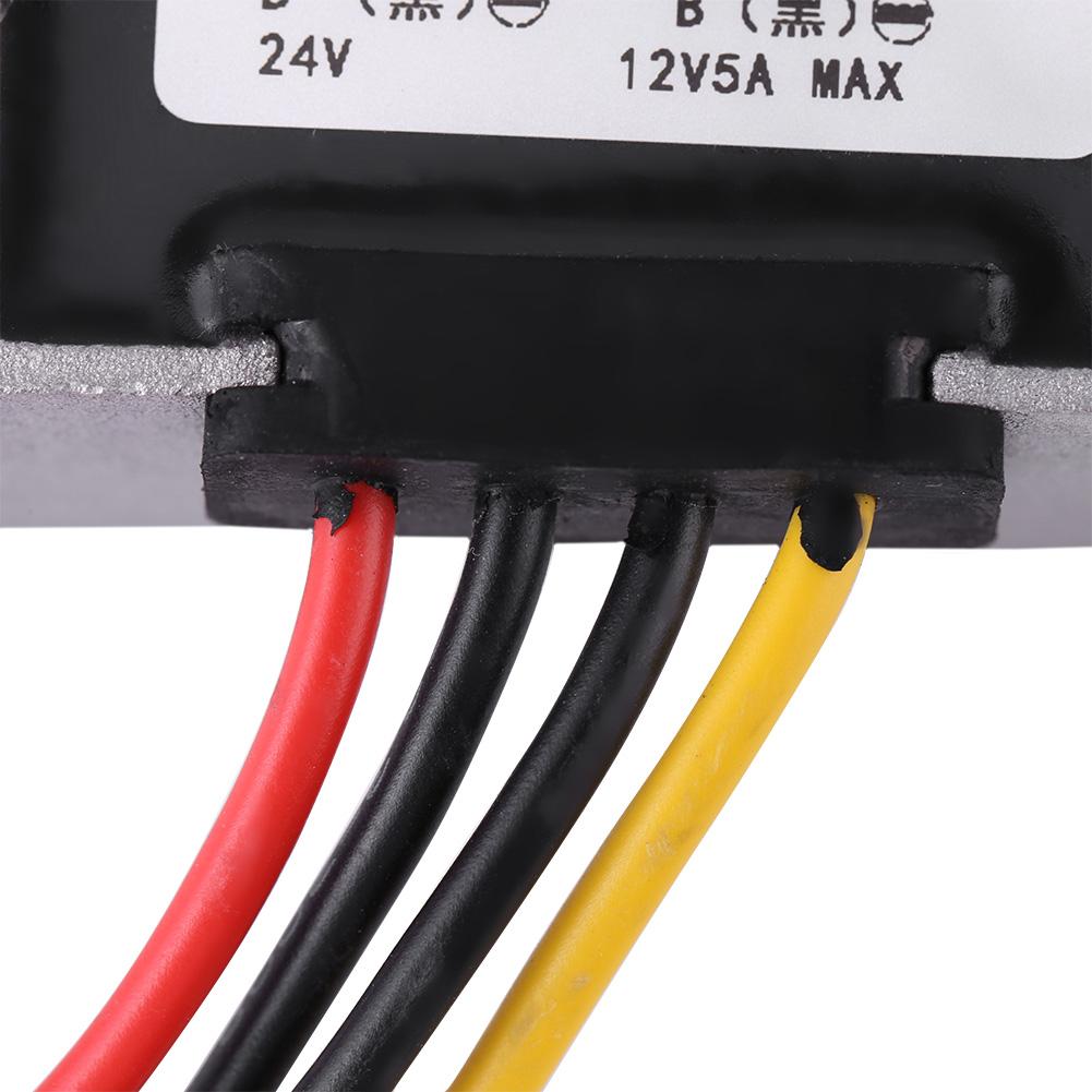 DC DC 24V To 12V 5A 60W Voltage Step Down Module Buck Power Supply Converter for Car Vehicle