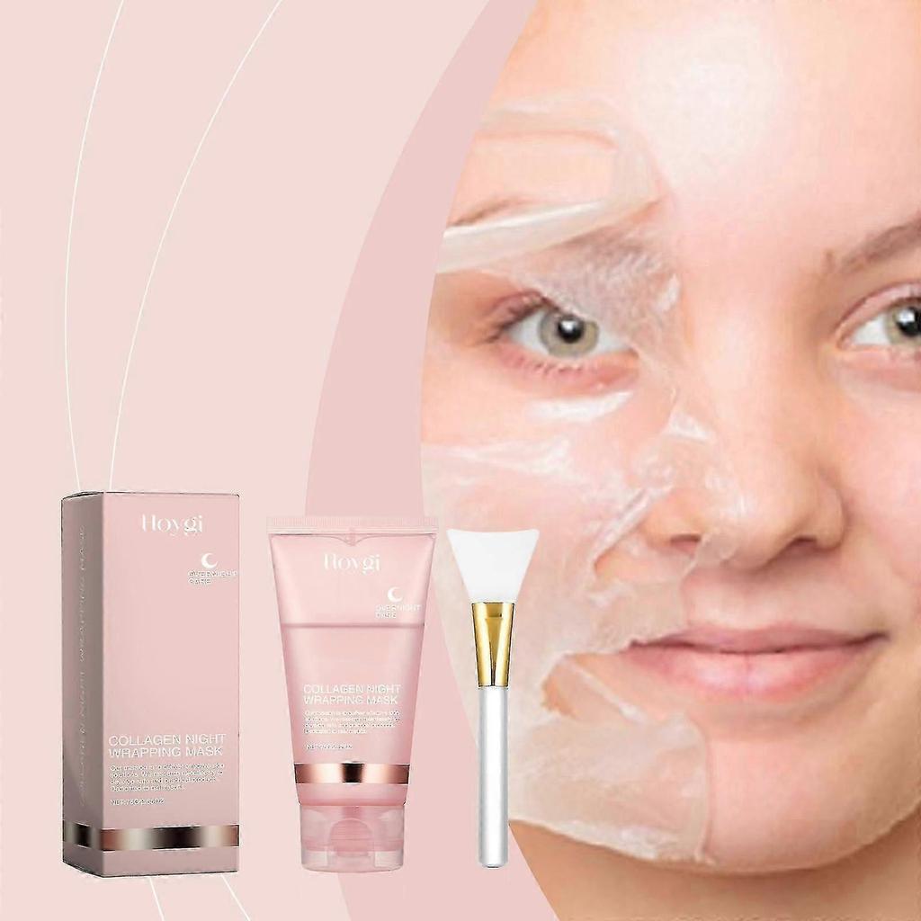 New model 75g Collagen Night Peel Off Mask  Hydrating & Firming Skincare pure Sensitive application