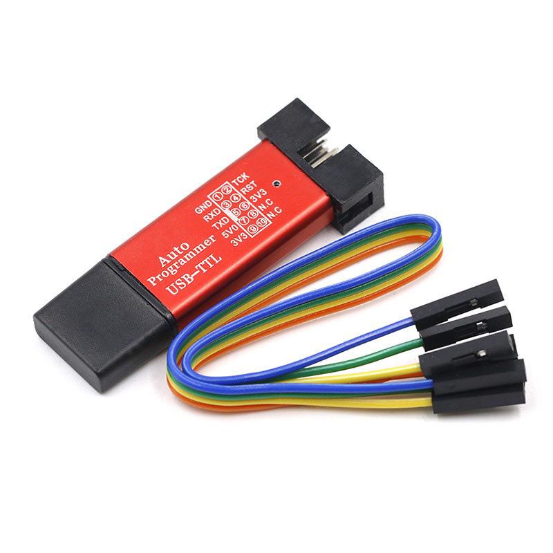 Fully Isolated STCISP USB to TTL Microcontroller Programmer with Automatic Download and No Manual Cold Boot
