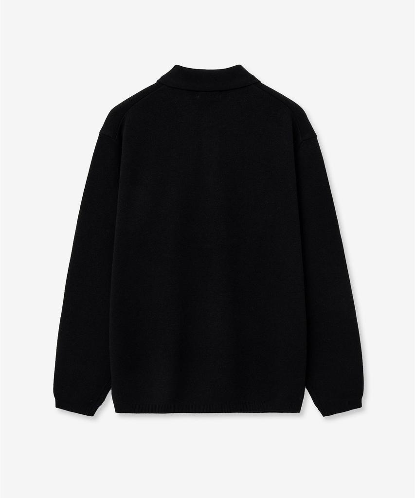 TNGT Cashmere Blended Essential Polo Knit Top (Black) Tnsw6F110Bk
