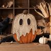 Cartoon Pumpkin Wooden Ornaments Pastoral Pumpkin Table Ornament  Home Party