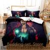 Cool Cool The Undertaker Bedding Set Single Twin Full three-piece suit Bed Set Adult Bedroom Duvetcover Sets Kpop Bed Sheet Set