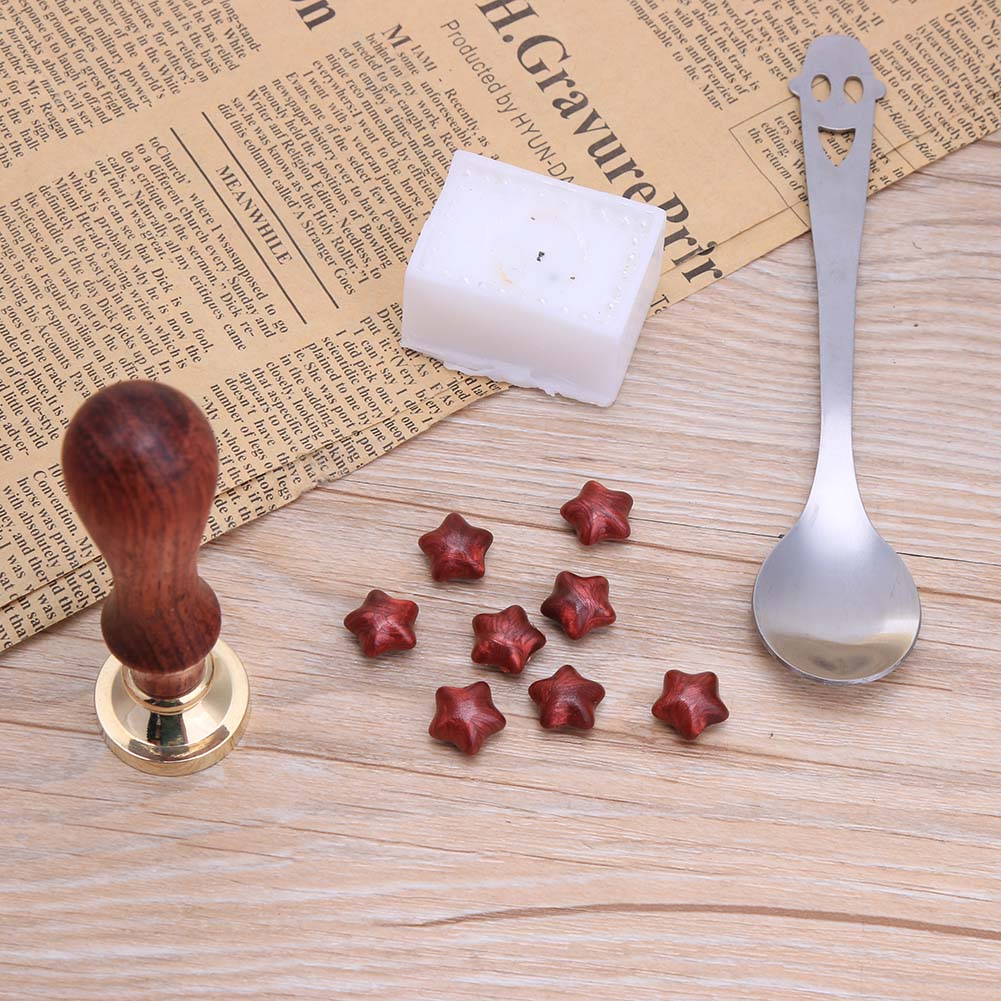 Retro Wood Stamp Classic Sealing Wax Seal Vintage DIY Stamp Gift Post Decor