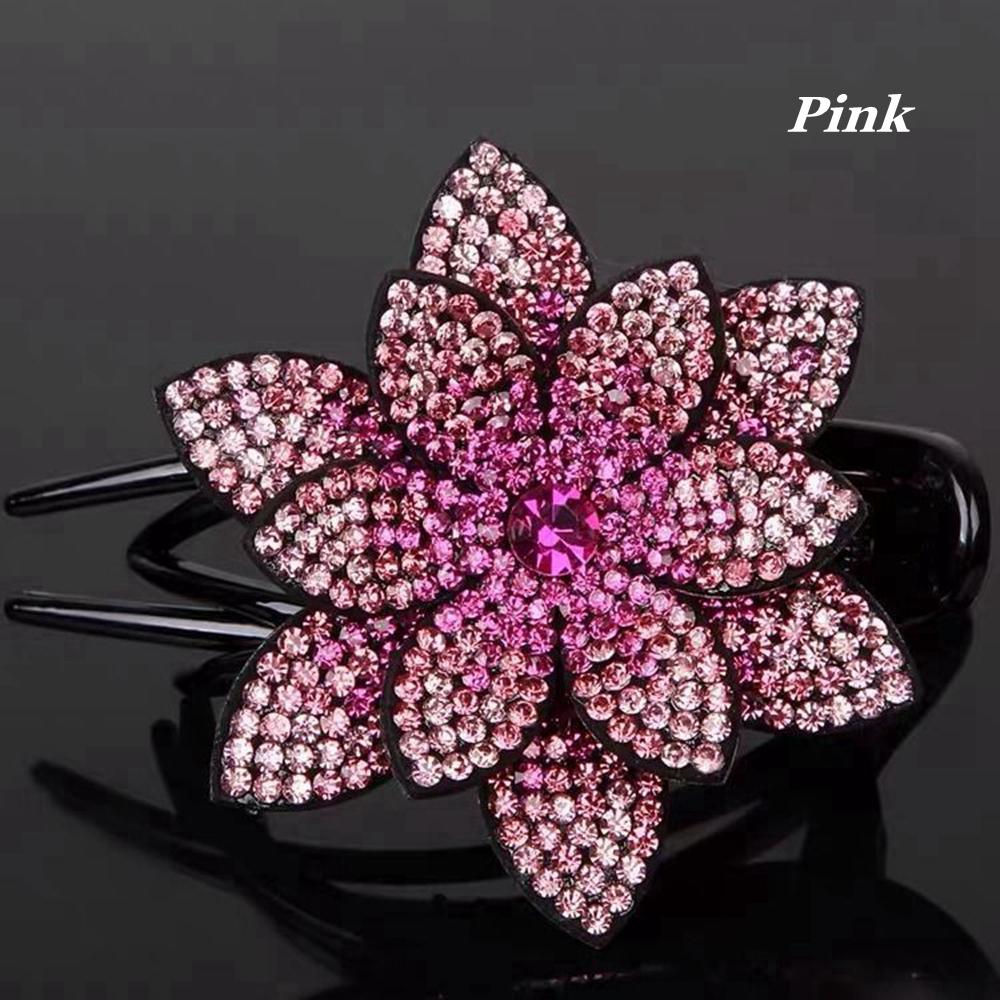 2026 New Hot Crystal Hairpin Women Hairclip Top Side Clip Rhinestones Duckbill Clip Hair Jewelry Wedding Girl Hair Styling Tools