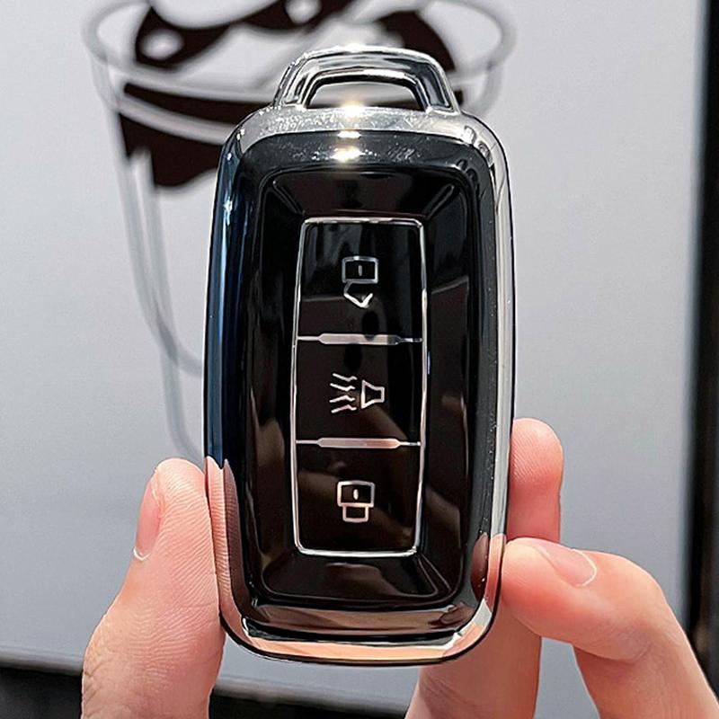 For Chery Jetour X70 X70M X70S X90 X95 Plus 2020 2021 2022 TPU Car Remote Key Case Cover Shell Fob Holder Accessories
