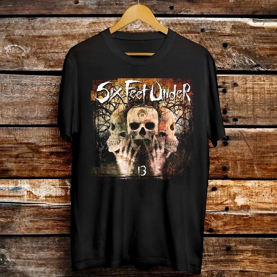 Six Feet Under Band 13 Album Unisex T Shirt Full Size S-5XL FH892 XXXXL