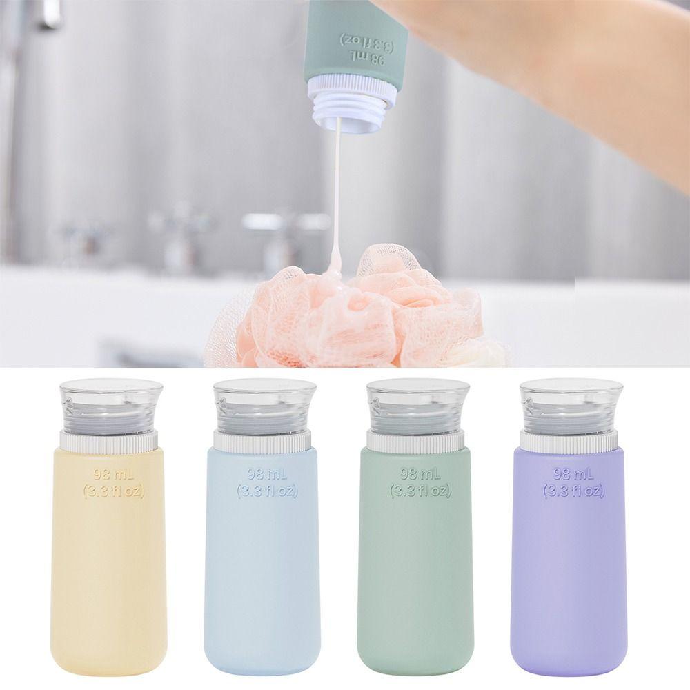 Silicone Lotion Container 68ML/98ML Shower Gel Lotion Bottle Silicone Refillable Bottles  Travel