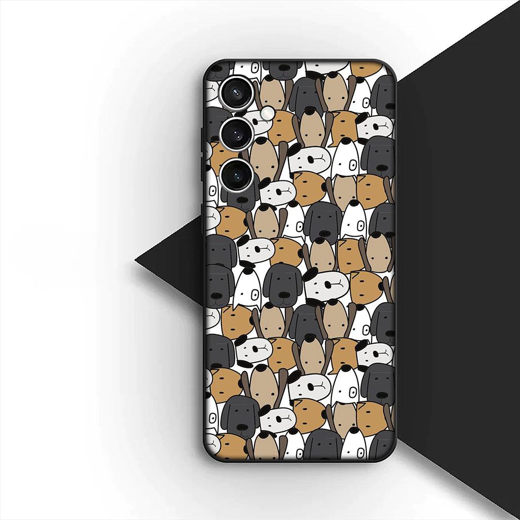 Cover for Samsung Galaxy S20 S22 S21 FE Ultra Plus A07 A17 A15 A16 A25 A57 A37 Casing Phone Case Paw France Bulldog Dog Art Galaxy S22+ 5G
