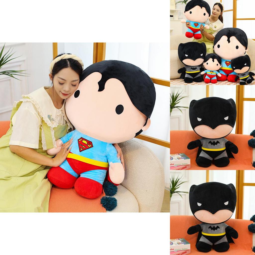 Superman Batman Peluche Edizione da Collezione Regalo per Bambino e Fan