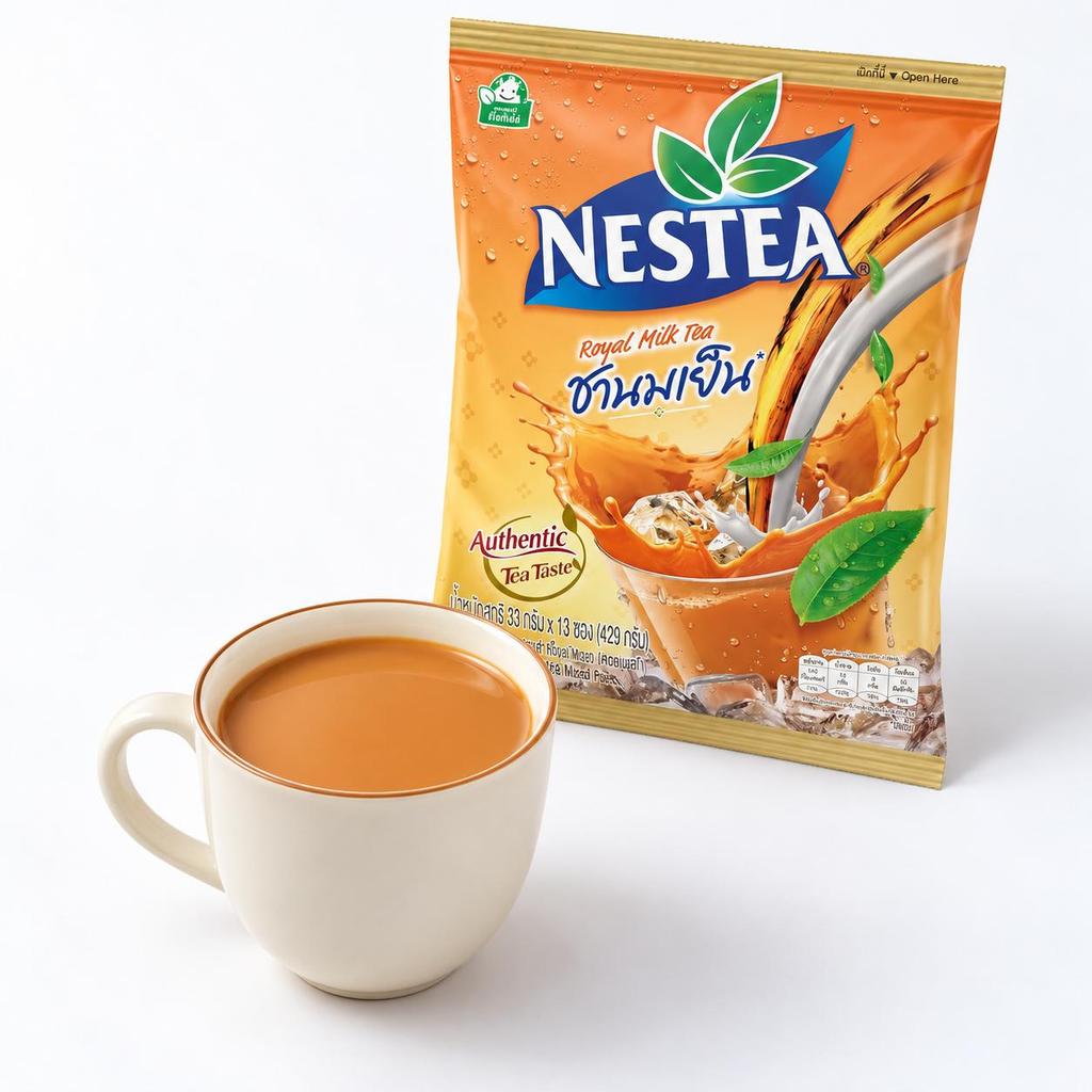 Nestea Milk Tea Instant Mixed Powder 33 G. X 13 Sachets (429 G.) - Thai Milk