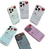 Dachshund love applies to iPhone17 Pro leather pattern mobile phone case 17 all-inclusive 15 large holes 16 soft case 14 generation