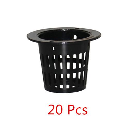 20Pcs Plant Nursery Mesh Cup Pots Grow Pot Sponge Net Colonization Vegetable Planter Growing Basket Holder Hydroponic Soilless