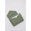 Mint Green Shk67 Artificial Leather Wallet With Coin And Paper Money Compartment Snap Fastener Card Holder Envelope Model Pocket