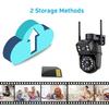 Dual-Lens Night Vision Wireless HD Camera: 360° Indoor/Outdoor WiFi Monitor