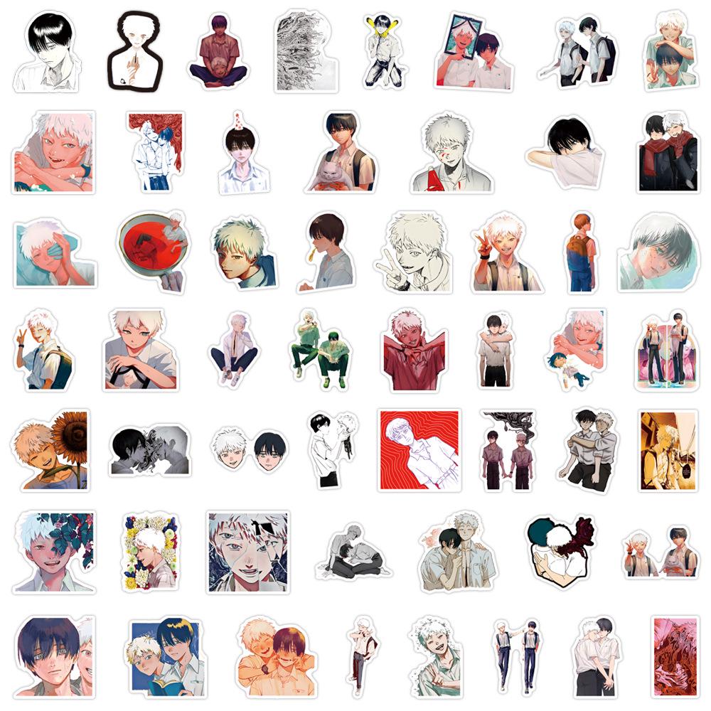 50 Summer Hikaru Died Graffiti Sticker Sheets for Suitcase & Notebook Decoration