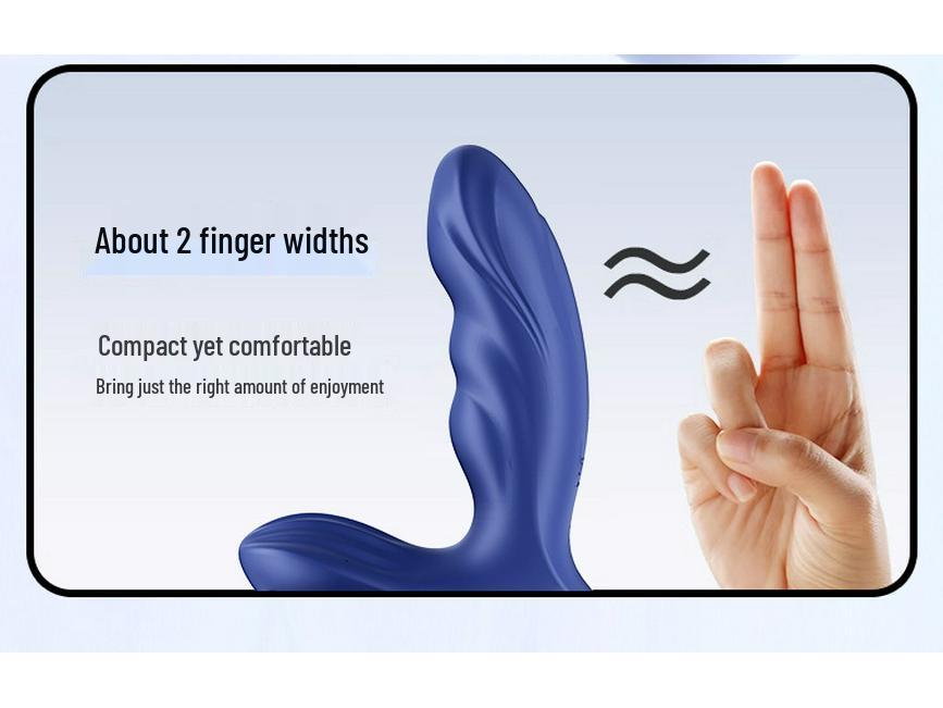 Thunder Dual Vibration Wireless Remote Silicone Butt Plug for Men & Women