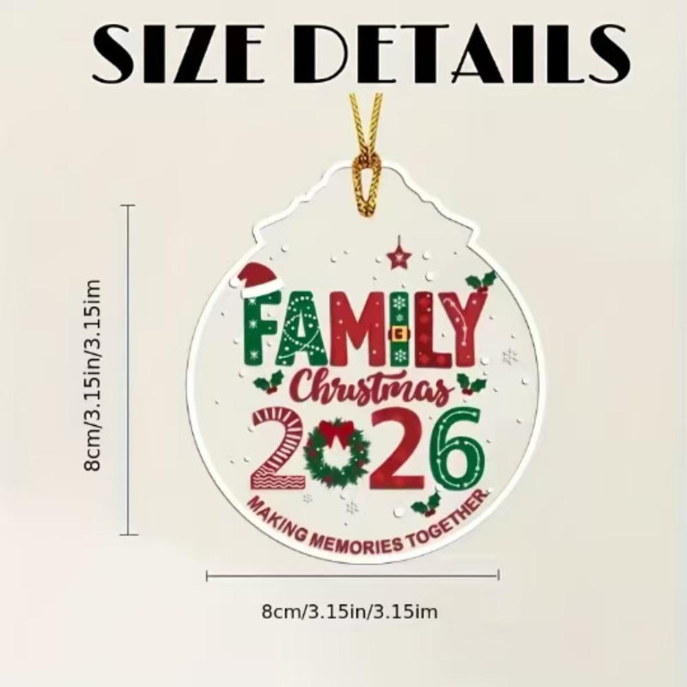 2026 Christmas Gifts Acrylic Expecting Baby Ornament Christmas Ornaments  Pregnancy Announcement